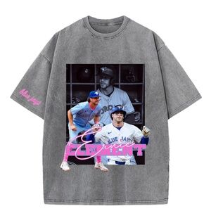 Ernie Clement American League Champions Tee Toronto Blue Jays Y2k Vintage